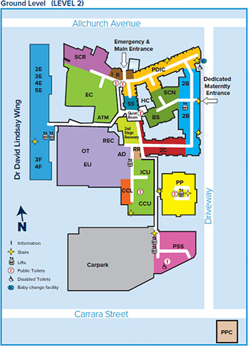 Pindara Private Hospital Map